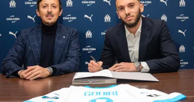 Amine Gouiri has joined Marseille and will wear the number nine shirt.